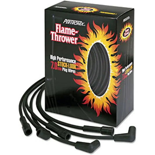 Pertronix Flamethrower Ignition Lead Set 1200-1600cc 7mm Black: Beetle (1960-1979), T2 Bay (1968-1979), T2 Split Bus (1960-1967)