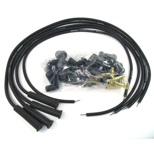 Pertronix Flamethrower Ignition Lead Set 1200-1600cc 8mm Black: Beetle (1960-1979), T2 Bay (1968-1979), T2 Split Bus (1960-1967)