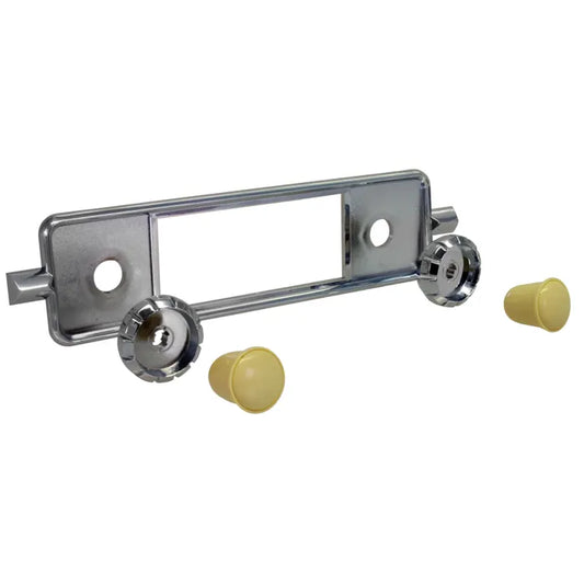 RetroSound Sapphire Face Plate Chrome with Ivory Coloured Knobs: Beetle (1958-1967)