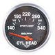 Autometer Sport Comp Cylinder Head Temperature Gauge with Sender 2 5/8 Inch: Beetle (1960-1979), T2 Bay (1968-1979), T2 Split Bus (1960-1967)