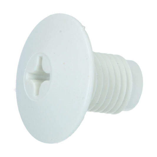 Seat belt plug 7/16&quot; white