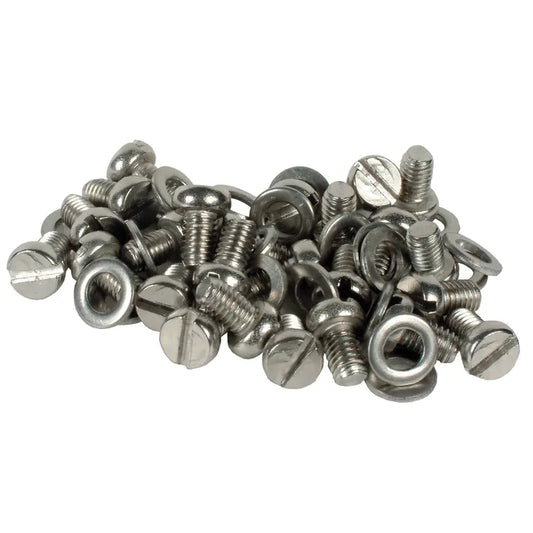 Tinware Screw Set, Stainless Steel. 25 Piece: Beetle (1947-1979), T2 Bay (1968-1979), T2 Split Bus (1950-1967)