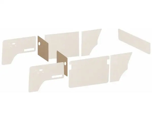 Interior Trim Panels (Behind Front Seats) For DIY Covering VW T2 Bay 1969–1979