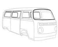 Six-piece Deluxe Window Seal Kit T2 Bay 1967–1979