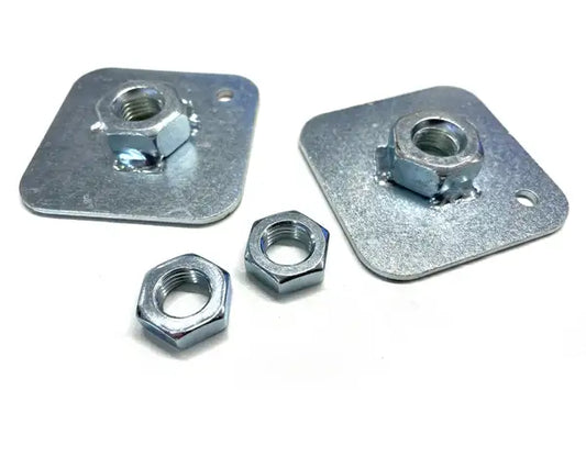 Seat belts mounting plates with nuts ( Pair)