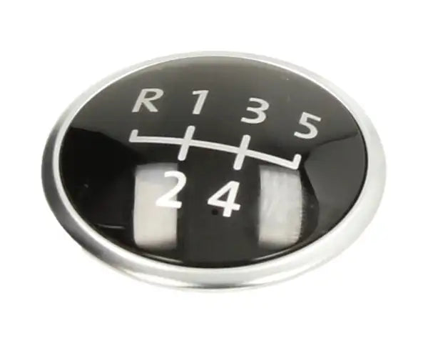 5 Speed Gear Knob Badge (Black/Chrome) T5 2003–2013