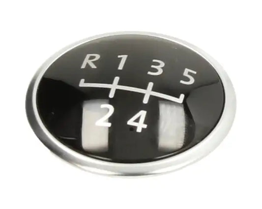 5 Speed Gear Knob Badge (Black/Chrome) T5 2003–2013