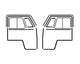 Pair of Cab Door Seal Kit (16 Parts) VW T2 Split screen 1955 to 1967