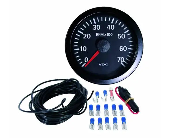 VDO Tachometer Kit 80mm 0-7000 RPM