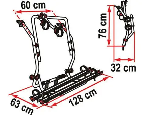 Fiamma Carry-Bike Rack VW T2 Split 1964–1967 VW T2 Bay 1967–1979