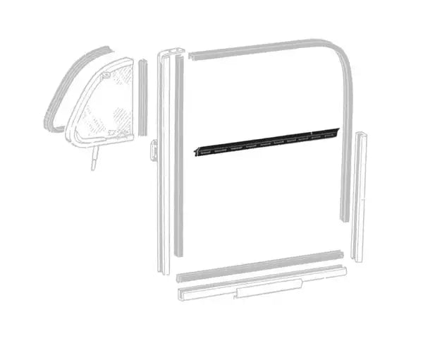 Window Inner Scraper Nearside (Left) VW Beetle 1968 on