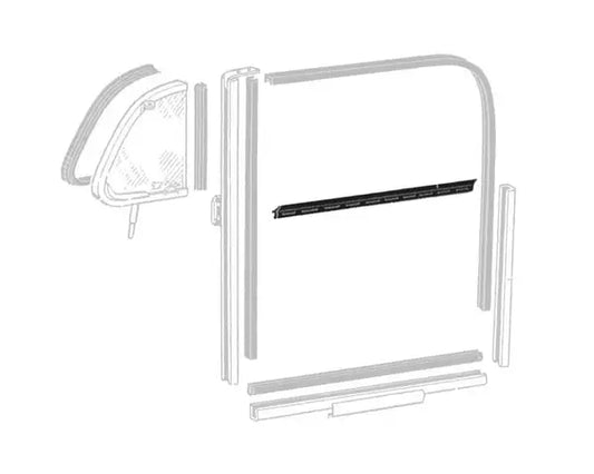 Window Inner Scraper Nearside (Left) VW Beetle 1968 on