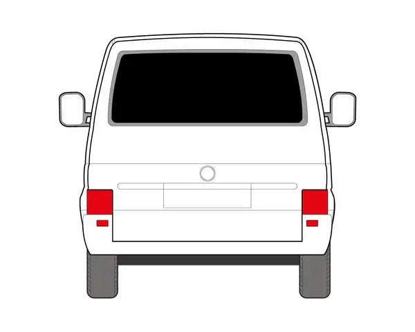 Pair of curtains Rear Tailgate VW T4 1990—2003