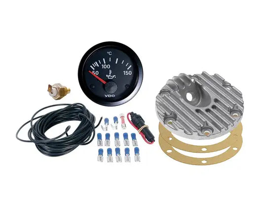 VDO Oil Temperature Gauge Kit (With Sump Sender) 1200-1600cc To 1979