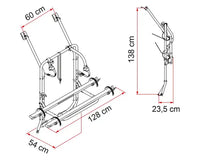 Fiamma Bike Rack VW T4 with Tailgate 1991-2003