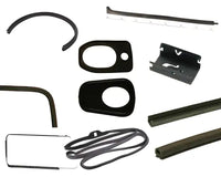 Cab door seal kit Left. Fixed 1/4 light. Budget door seals.VW T2 Bay 1967-1979