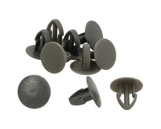 Door Panel Clips Light Grey (Pack Of 10) VW T25 1979-1992