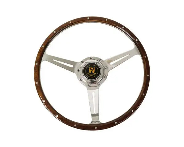 16" Wolfsburg Slotted Steering Wheel With Boss VW T2 Bay 1974–1979