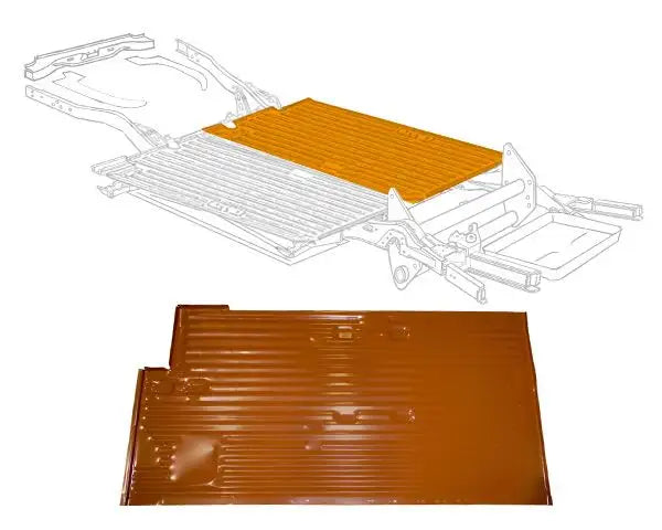 Cargo Floor Plate Half, Left: T2 Bay (1967-1979)