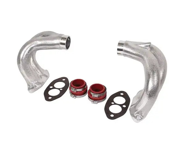 Twin Port Inlet Manifold Ends (Pair) VW Beetle 1971 on VW T2 Bay 1600cc 1971-1979