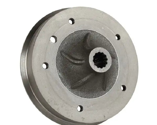 Rear Brake Drum, 5x205 Stud Pattern, Single: T2 Split Bus (1964-1967)