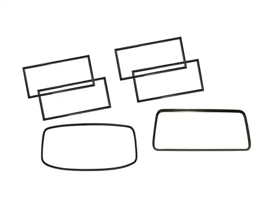 Six-piece Window Seal Kit (Factory-Fitted Windows) VW T2 Bay 1967–1979