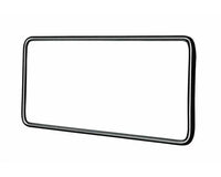 Side Window Seal for Converted VW Panel Vans (Chrome Insert and Rubber)