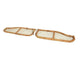 Bamboo Parcel Shelf Pair T2 Bay 1967-1979