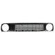 De-badged 2 Lamp Front Grille Satin Black: Golf Mk2 (1984-1992)